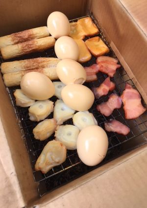 段ボール燻製 キャンプ飯-レシピのメイン写真