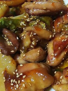 鶏もも肉と長芋の照り煮-レシピのメイン写真