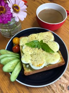 ジェノベーゼソースが決め手チーズトースト-レシピのメイン写真