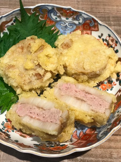 蓮根のはさみ揚げ[塩麹]-レシピのメイン写真