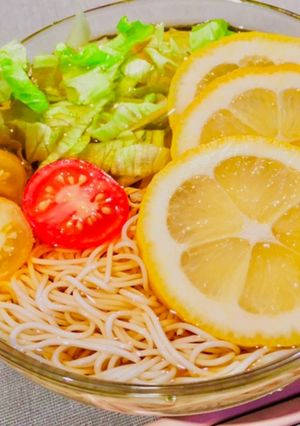 サッパリ♡レモン冷麺風〜♡-レシピのメイン写真