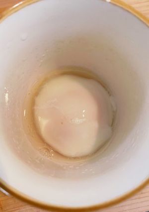 レンジで作る簡単温泉卵(ゆで卵風も！)-レシピのメイン写真
