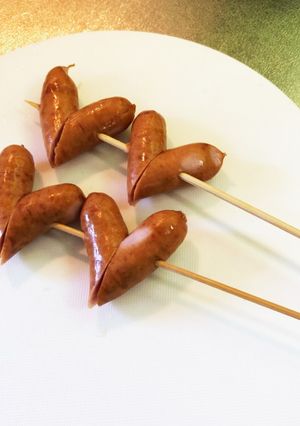 BBQ☆ハートのウインナー-レシピのメイン写真