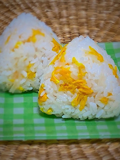 菊花と新生姜のおむすび-レシピのメイン写真