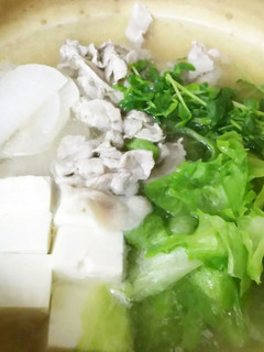 レタスと豚肉のさっぱり鍋-レシピのメイン写真