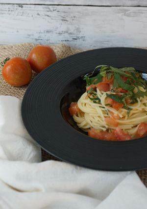 トマトの冷製パスタ-レシピのメイン写真