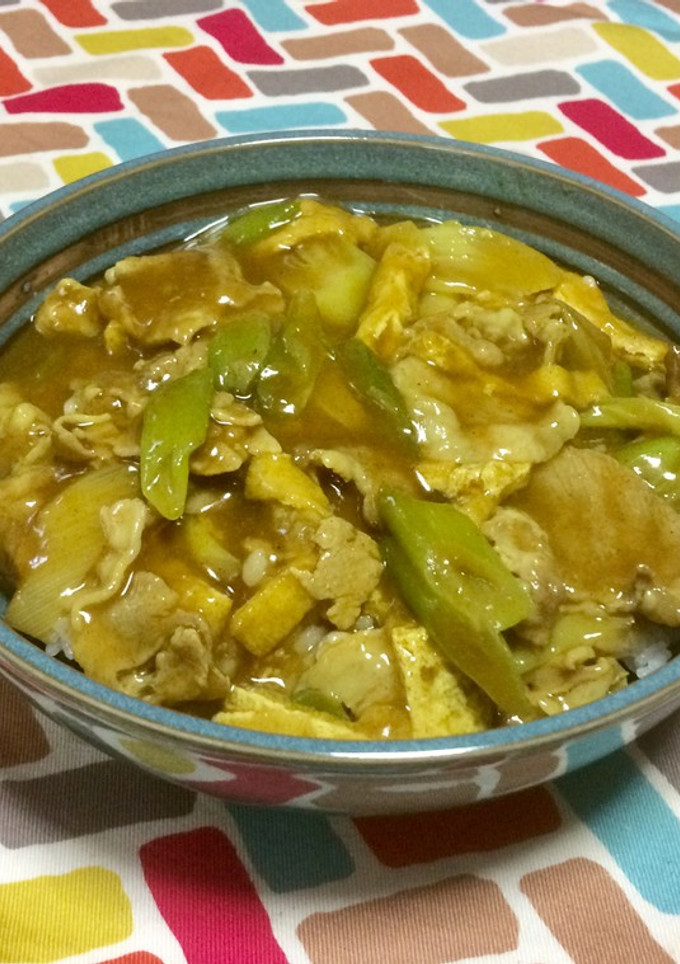 超簡単☆がっつりご飯あっさり和風カレー丼-レシピのメイン写真