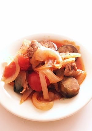10分で作れるトマト煮-レシピのメイン写真