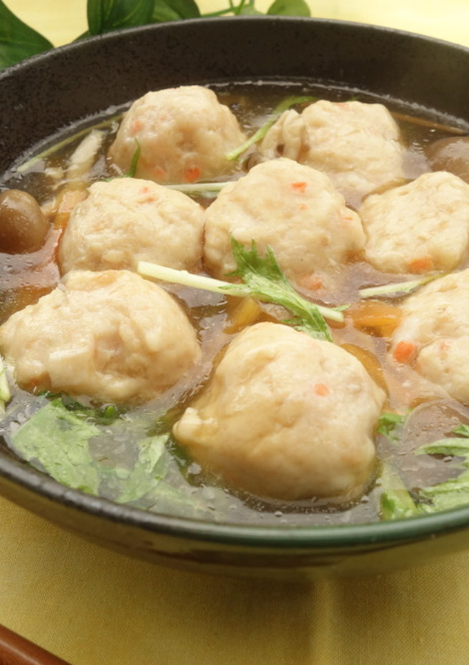 鶏だんご和風あんかけ-レシピのメイン写真