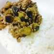 ~ひき肉とナスの混ぜご飯~