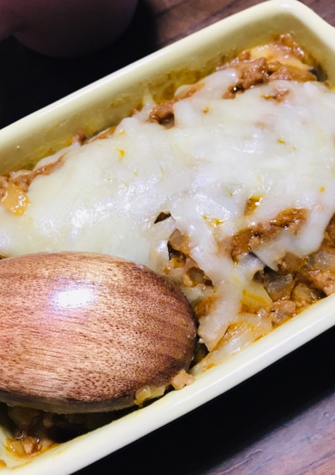 ナスとミートソースの重ね焼き-レシピのメイン写真