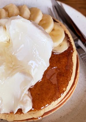 BPなしふわふわ米粉パンケーキ-レシピのメイン写真