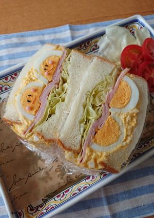 玉子たっぷりふわふわサンド-レシピのメイン写真