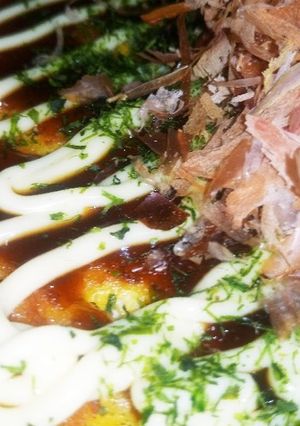 うまい棒deお好み焼き。(笑)-レシピのメイン写真