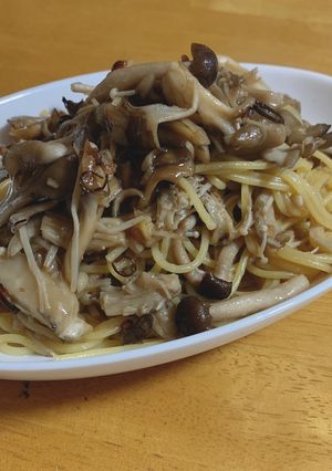 きのこのペペロンチーノ-レシピのメイン写真
