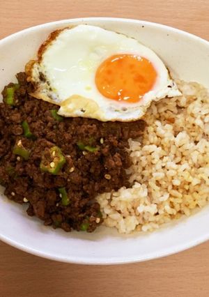 オクラキーマカレー-レシピのメイン写真