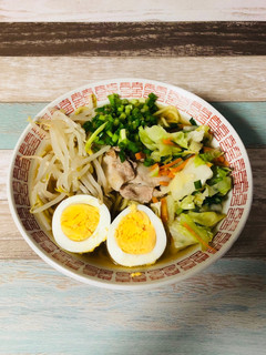 野菜たっぷり醤油ラーメン-レシピのメイン写真