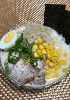 なんちゃって豚骨風！ぶっかけ素麺-レシピのメイン写真