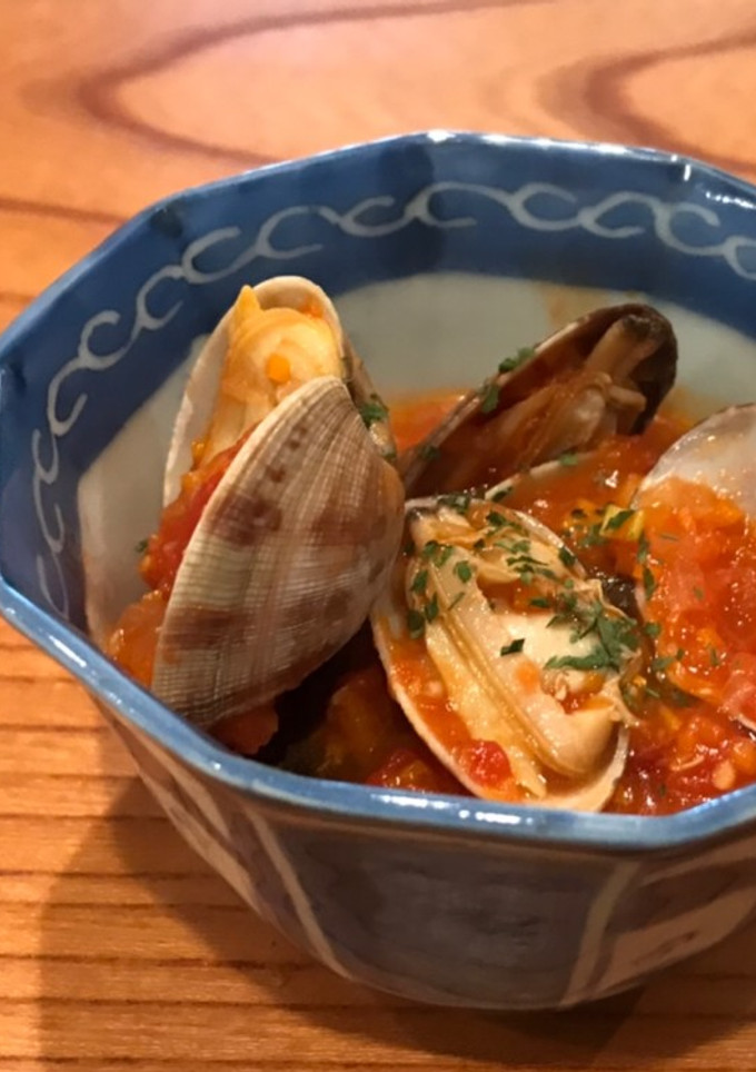 あさりのトマト煮込み[塩麹]-レシピのメイン写真
