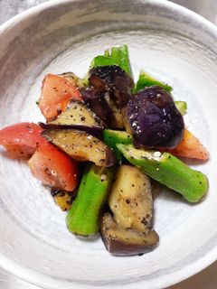 茄子&オクラの夏野菜サラダ-レシピのメイン写真