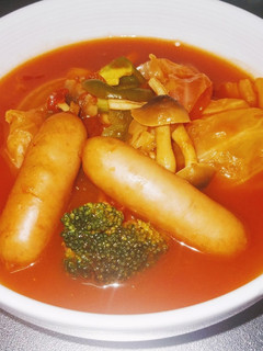 簡単トマト缶でウインナーと野菜のスープ-レシピのメイン写真