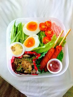 簡単!暑い日は冷やし中華弁当!-レシピのメイン写真