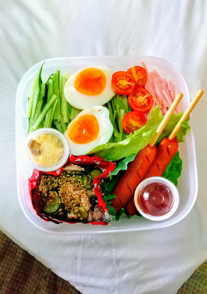 簡単！暑い日は冷やし中華弁当！-レシピのメイン写真