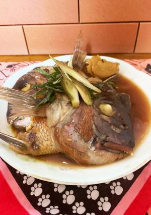 我が家の味♡鯛の兜煮♡簡単下処理-レシピのメイン写真