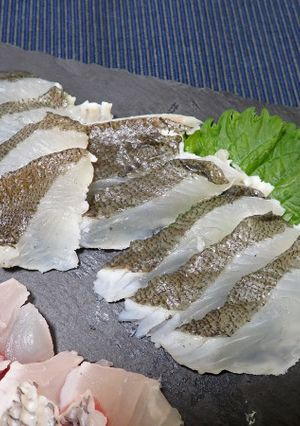 ヒラメの湯引き-レシピのメイン写真