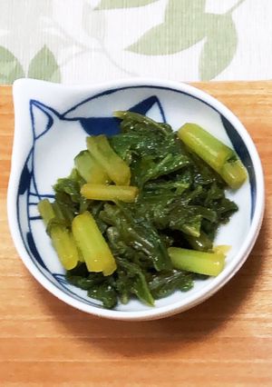 わさび菜のおひたし-レシピのメイン写真