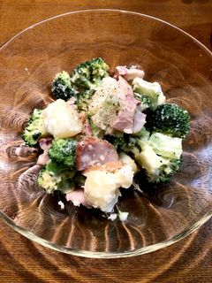 ブロッコリーとじゃがいもの味噌マヨサラダ-レシピのメイン写真