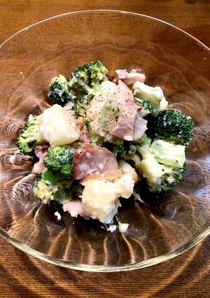 ブロッコリーとじゃがいもの味噌マヨサラダ-レシピのメイン写真