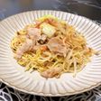 塩だれニンニクネギ焼きそば♡