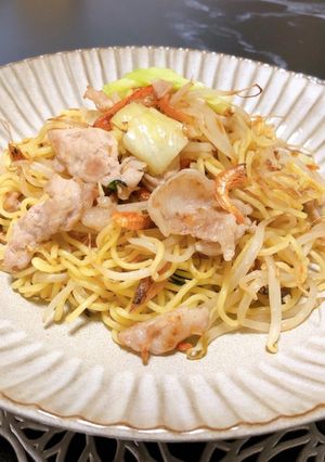 塩だれニンニクネギ焼きそば♡-レシピのメイン写真