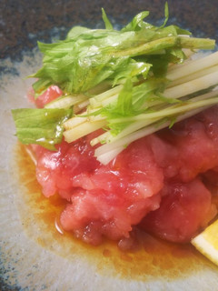 簡単おいしい♪鮪の居酒屋風-レシピのメイン写真