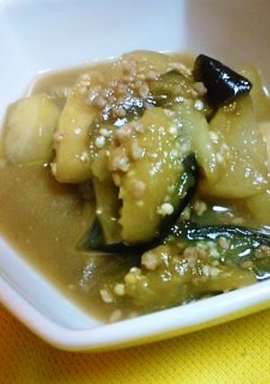 ～冬瓜とナスの中華煮～-レシピのメイン写真