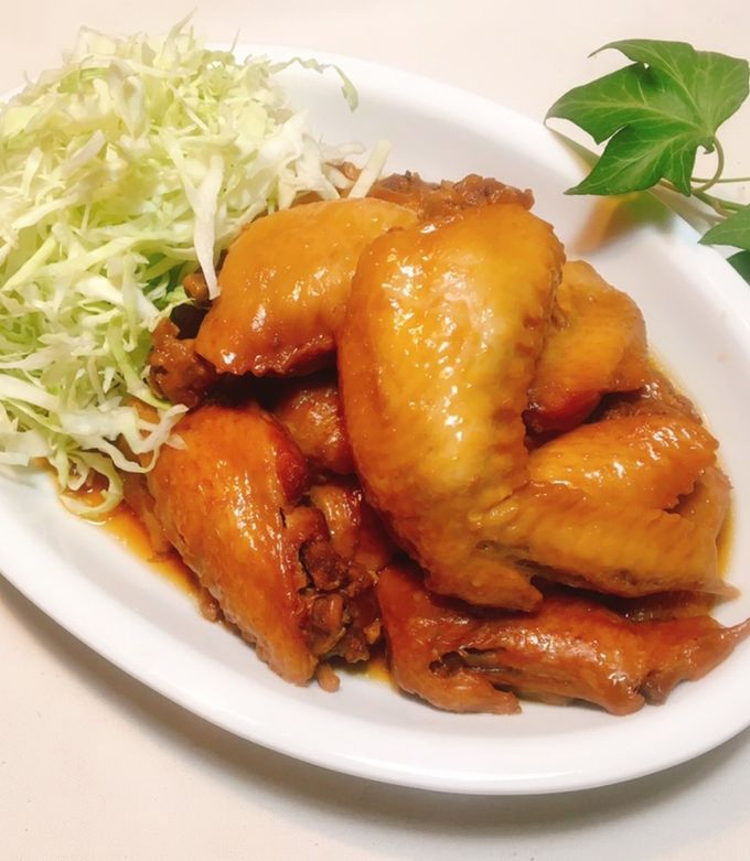 圧力鍋で時短!手羽先のホロホロ甘辛煮-レシピのメイン写真