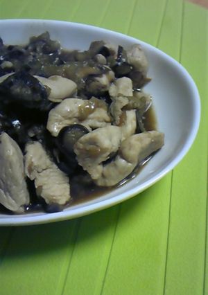鶏胸肉となすのオイスターソース炒め♪-レシピのメイン写真