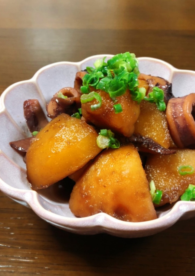 イカとじゃがいもの煮物 *☻*-レシピのメイン写真
