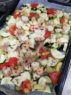 乗せて焼くだけ!夏野菜のオーブン焼き★-レシピのメイン写真