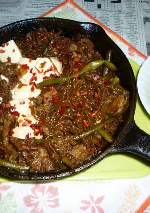 イシスキで黒毛和牛のすき焼き風-レシピのメイン写真