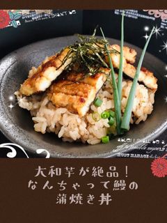 土用の丑の日…なんちゃって鰻の蒲焼き丼-レシピのメイン写真