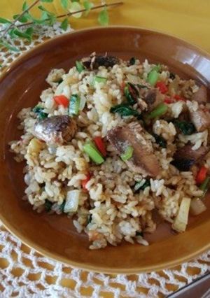 防災レシピ　いわし缶のカレーピラフ-レシピのメイン写真