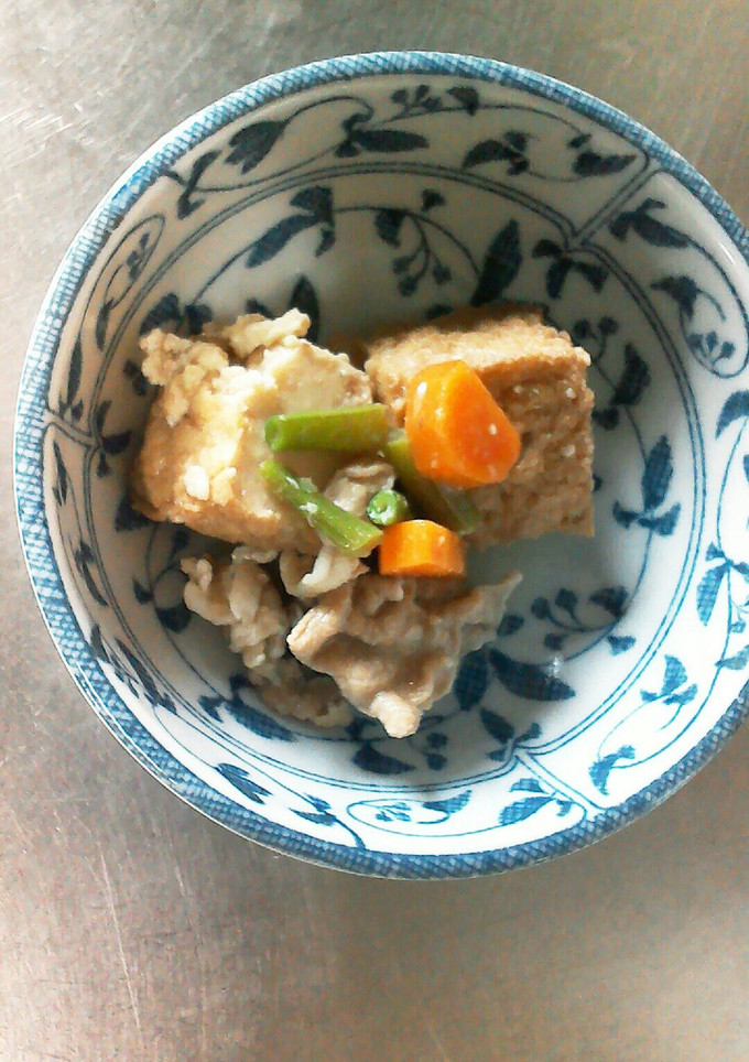 厚揚げと豚肉の煮物-レシピのメイン写真