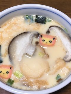 ささみ入りお吸い物の素で茶碗蒸し-レシピのメイン写真