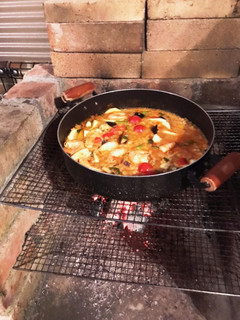 【キャンプ飯】お父さんの簡単パエリア-レシピのメイン写真