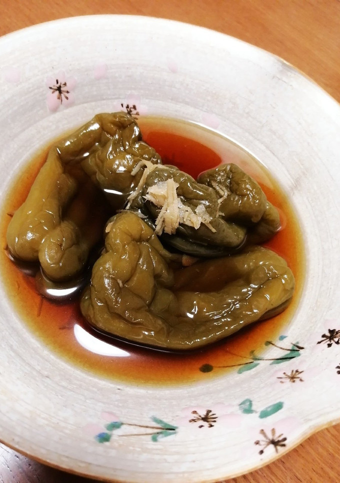 めんつゆでお手軽！丸ごとピーマンの煮浸し-レシピのメイン写真