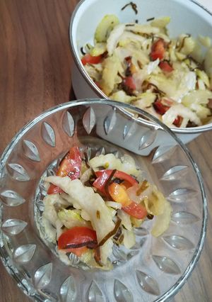 セロリとプチトマトの塩昆布和え-レシピのメイン写真