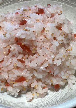 夏はコレ♡弁当♡カリカリ梅ちらし寿司-レシピのメイン写真