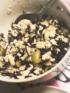 豆腐とひじきの和えもの-レシピのメイン写真